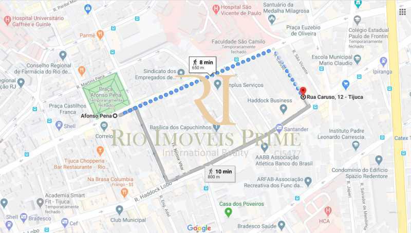 Conheça DISTÂNCIA METRÔ do imóvel - Kitnet/Conjugado 20m² para alugar Rua Caruso,Tijuca, Rio de Janeiro - R$ 1.100 - RPKI10006 - 15 DISTÂNCIA METRÔ - Kitnet/Conjugado 20m² para alugar Rua Caruso,Tijuca, Rio de Janeiro - R$ 1.100 - RPKI10006 - 15