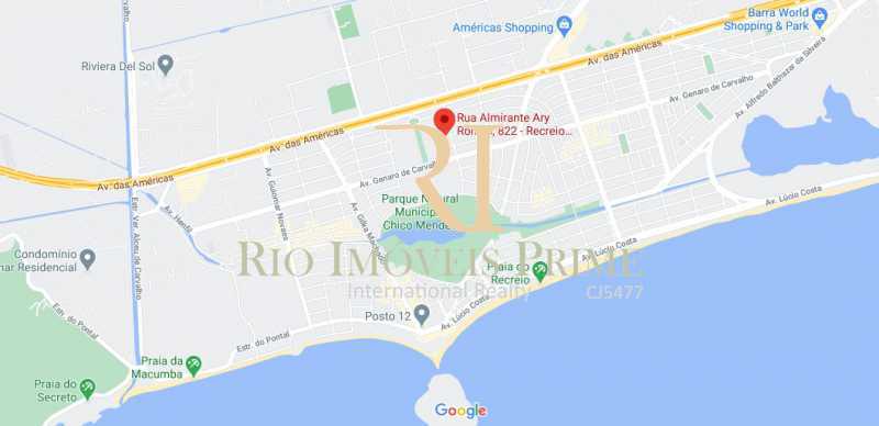 Conheça LOCALIZAÇÃO do imóvel - Cobertura à venda Rua Almirante Ary Rongel,Recreio dos Bandeirantes, Rio de Janeiro - R$ 1.195.000 - RPCO30026 - 26 LOCALIZAÇÃO - Cobertura à venda Rua Almirante Ary Rongel,Recreio dos Bandeirantes, Rio de Janeiro - R$ 1.195.000 - RPCO30026 - 26