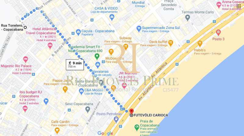 Conheça DISTÂNCIA PRAIA do imóvel - Apartamento 3 quartos à venda Copacabana, Rio de Janeiro - R$ 1.580.000 - RPAP30147 - 21 DISTÂNCIA PRAIA - Apartamento 3 quartos à venda Copacabana, Rio de Janeiro - R$ 1.580.000 - RPAP30147 - 21