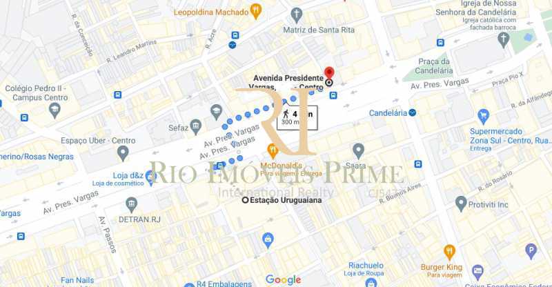 Conheça DISTÂNCIA METRÔ do imóvel - Sala Comercial 57m² para venda e aluguel Centro, Rio de Janeiro - R$ 229.999 - RPSL00027 - 16 DISTÂNCIA METRÔ - Sala Comercial 57m² para venda e aluguel Centro, Rio de Janeiro - R$ 229.999 - RPSL00027 - 16
