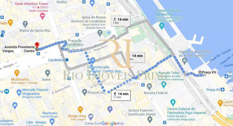 Conheça DISTANCIA BARCAS do imóvel - Sala Comercial 57m² para venda e aluguel Centro, Rio de Janeiro - R$ 229.999 - RPSL00027 - 17 DISTANCIA BARCAS - Sala Comercial 57m² para venda e aluguel Centro, Rio de Janeiro - R$ 229.999 - RPSL00027 - 17