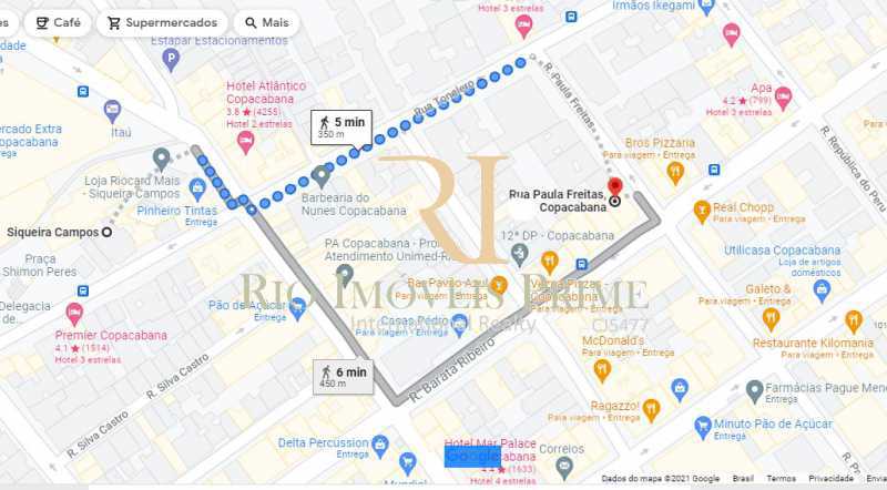 Conheça DISTÂNCIA METRÔ SIQUEIRA CAM do imóvel - Loja 31m² para venda e aluguel Rua Paula Freitas,Copacabana, Rio de Janeiro - R$ 280.000 - RPLJ00006 - 16 DISTÂNCIA METRÔ SIQUEIRA CAM - Loja 31m² para venda e aluguel Rua Paula Freitas,Copacabana, Rio de Janeiro - R$ 280.000 - RPLJ00006 - 16