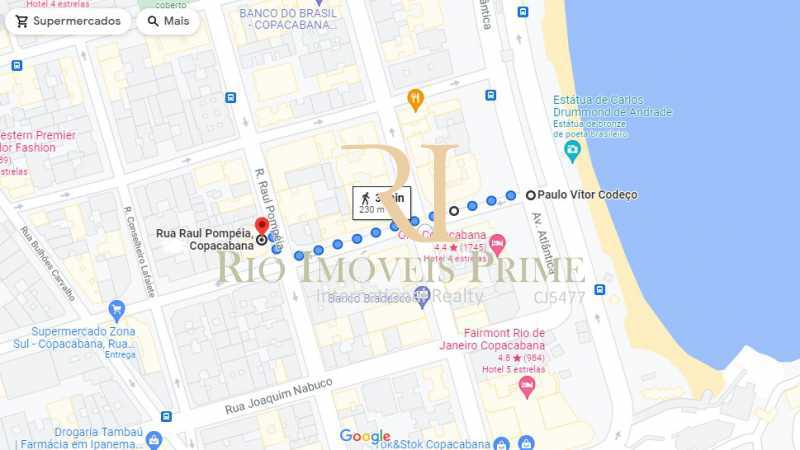 Conheça DISTÂNCIA DA PRAIA do imóvel - Apartamento 1 quarto para alugar Copacabana, Rio de Janeiro - R$ 1.500 - RPAP10066 - 21 DISTÂNCIA DA PRAIA - Apartamento 1 quarto para alugar Copacabana, Rio de Janeiro - R$ 1.500 - RPAP10066 - 21
