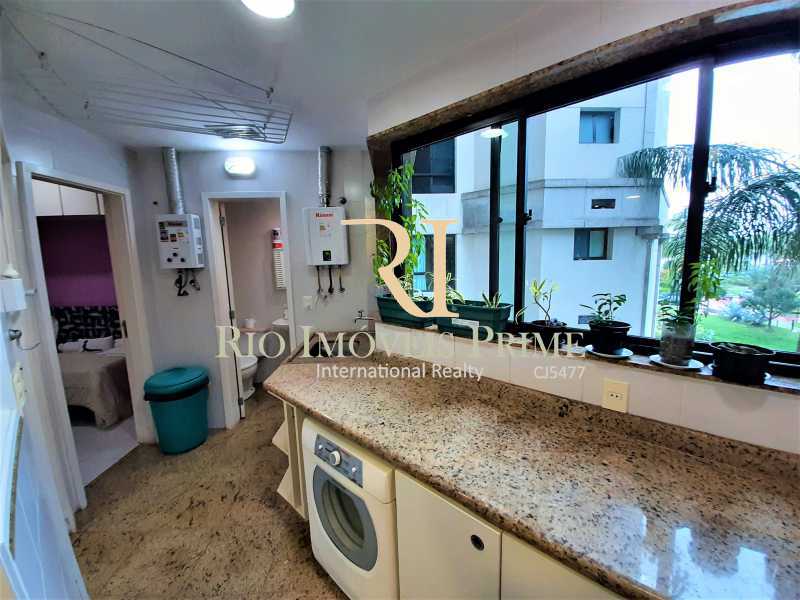 ÁREA DE SERVIÇO - Apartamento 4 quartos à venda Barra da Tijuca, Rio de Janeiro - R$ 4.990.000 - RPAP40036 - 18