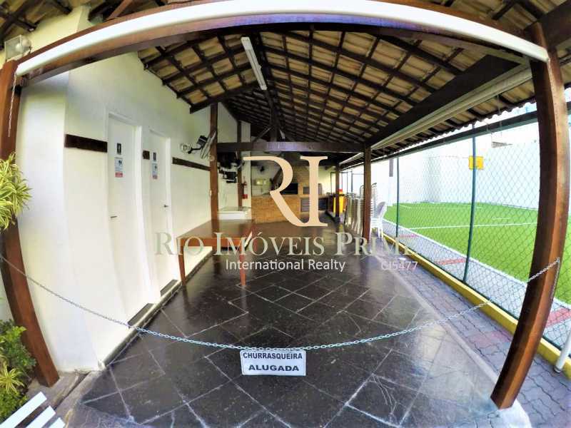 Conheça ÁREA DA CHURRASQUEIRA do imóvel - Palazzo Tijuca, 2 quartos, suíte, vaga, lazer - RPAP20274 - 21 ÁREA DA CHURRASQUEIRA - Palazzo Tijuca, 2 quartos, suíte, vaga, lazer - RPAP20274 - 21