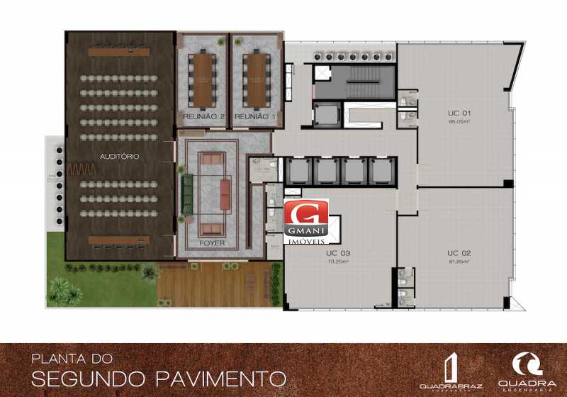 Conheça SEGUNDO PAVIMENTO do imóvel - QUADRABRAZ CORPORATE. - MAPR00001 - 19 SEGUNDO PAVIMENTO - QUADRABRAZ CORPORATE. - MAPR00001 - 19