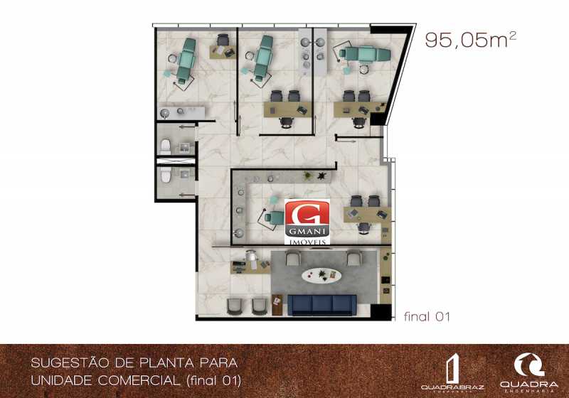 Conheça UC01 do imóvel - QUADRABRAZ CORPORATE. - MAPR00001 - 20 UC01 - QUADRABRAZ CORPORATE. - MAPR00001 - 20