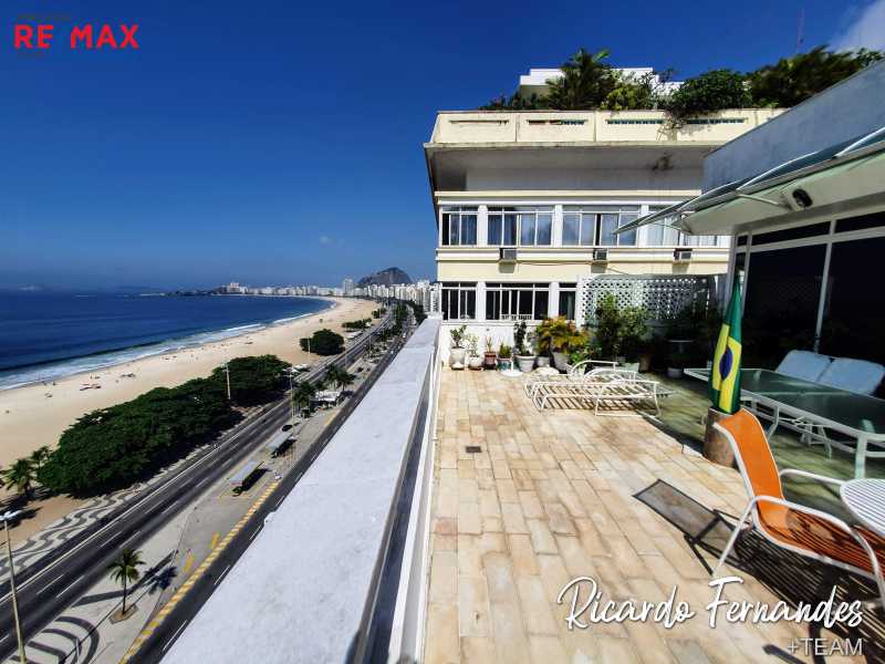 3 - Cobertura frente mar - Praia de Copacabana - Avenida Atlântica - 4 suítes, 400 m², vaga de garagem - RFCO40037 - 4