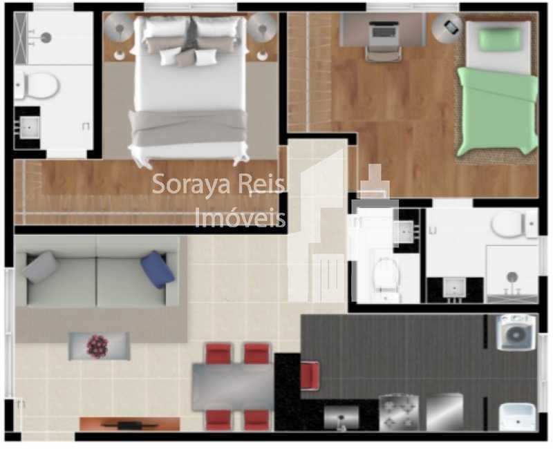 12 - Apartamento 2 quartos à venda Sagrada Família, Belo Horizonte - R$ 360.000 - 429 - 1