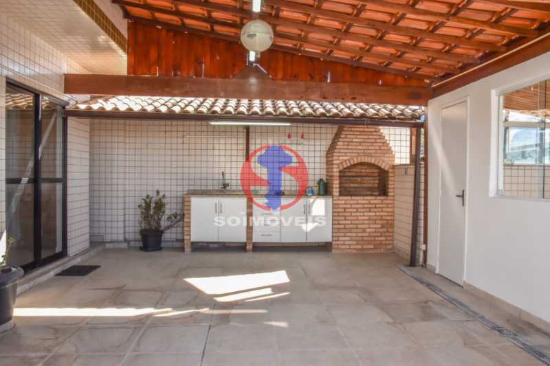 Conheça Terraço do imóvel - Cobertura 3 quartos à venda Tijuca, Rio de Janeiro - R$ 900.000 - TJCO30048 - 26 Terraço - Cobertura 3 quartos à venda Tijuca, Rio de Janeiro - R$ 900.000 - TJCO30048 - 26