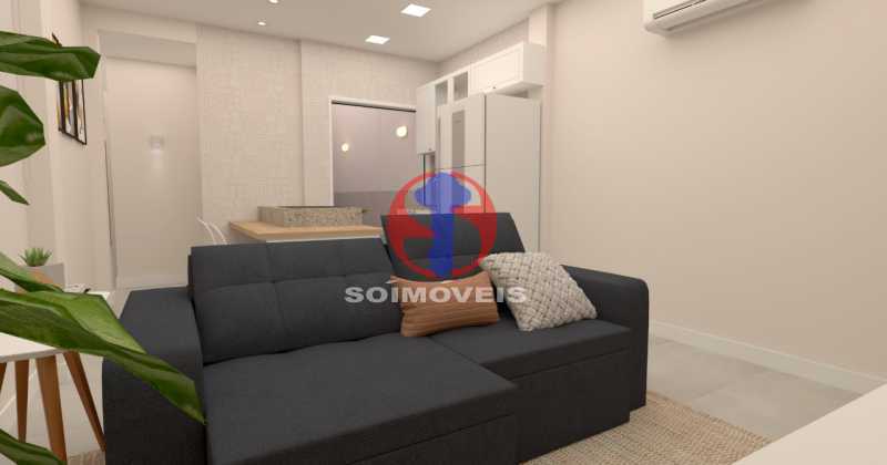 Sala - Apartamento 2 quartos à venda Botafogo, Rio de Janeiro - R$ 499.000 - TJAP21765 - 3