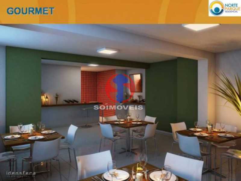 espaço gurmet - Apartamento 2 quartos à venda Cachambi, Rio de Janeiro - R$ 285.000 - TJAP21768 - 18