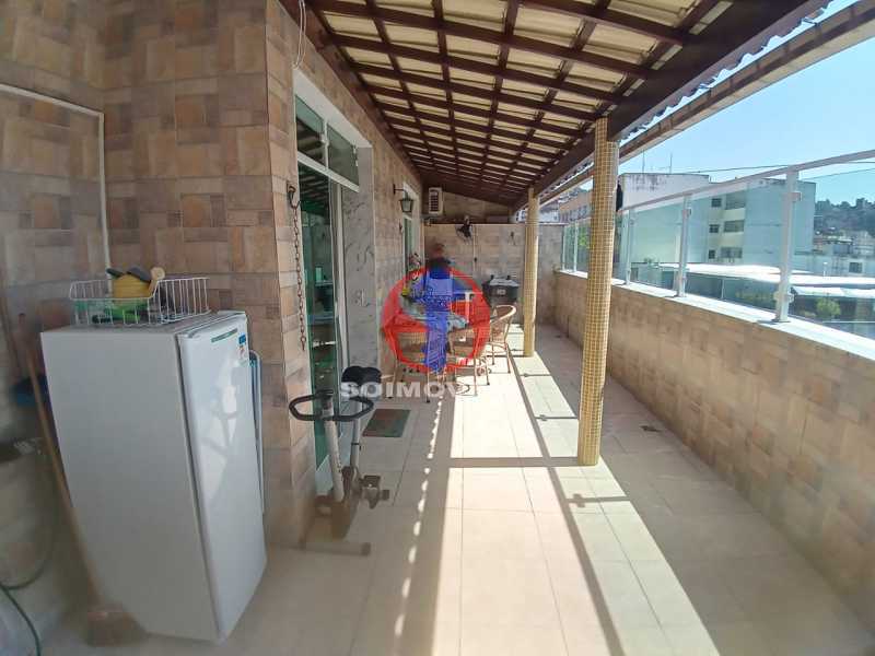 varanda - Cobertura 3 quartos à venda Catete, Rio de Janeiro - R$ 1.350.000 - TJCO30076 - 1