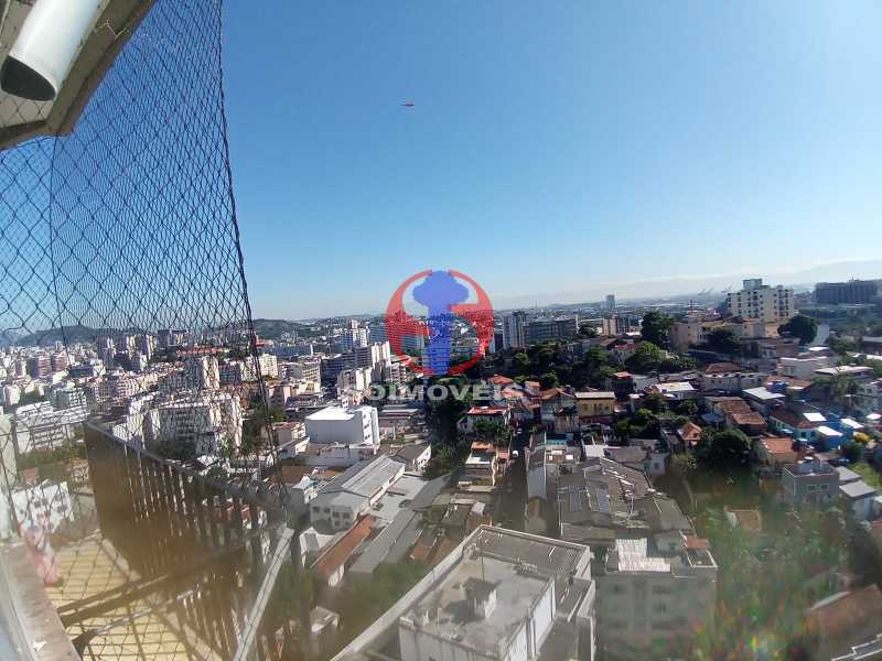 vista da varanda - Cobertura 3 quartos à venda Rio Comprido, Rio de Janeiro - R$ 550.000 - TJCO30077 - 3
