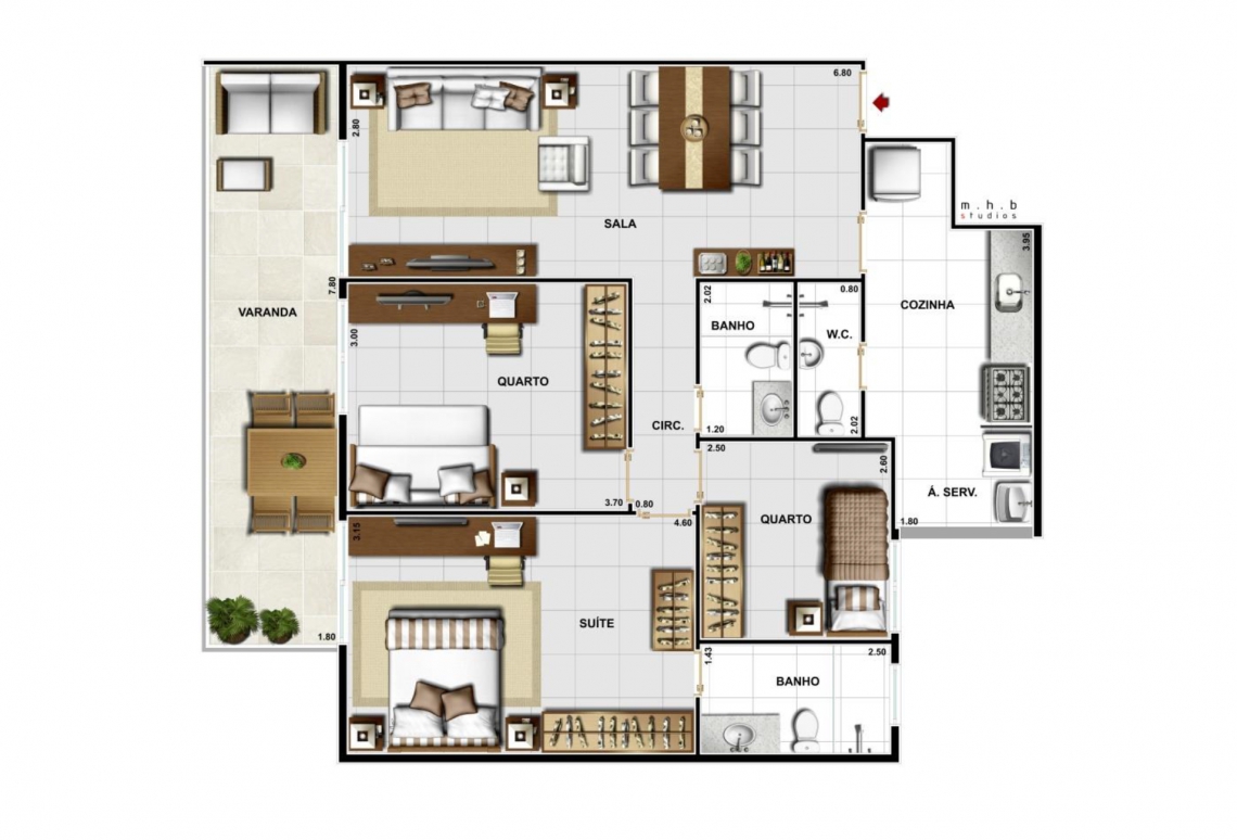 Conheça planta2 do empreendimento - Fachada - Residencial Brindisi - 173 - 16 planta2 - Fachada - Residencial Brindisi - 173 - 16