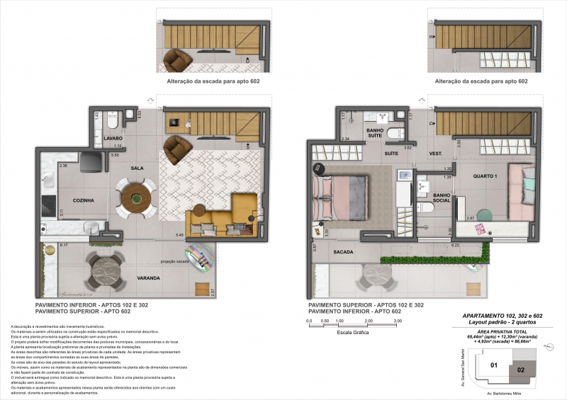 Conheça APARTAMENTOS DUPLEX 2 QUARTOS do empreendimento - Fachada - BARTÔ 144 - 226 - 19 APARTAMENTOS DUPLEX 2 QUARTOS - Fachada - BARTÔ 144 - 226 - 19