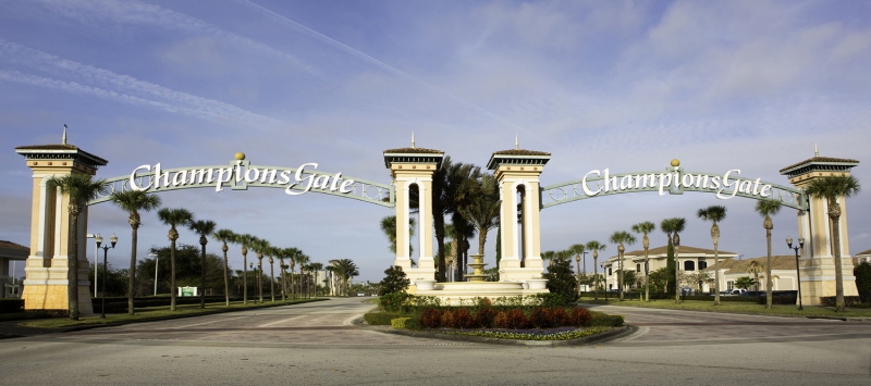 Conheça ChampionsGate Entrance do empreendimento - Fachada - Florida Lounge - Champions Gate e Storey Lake - 251 - 2 ChampionsGate Entrance - Fachada - Florida Lounge - Champions Gate e Storey Lake - 251 - 2