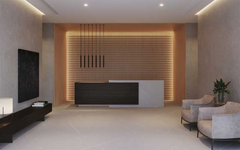 Conheça LOBBY do empreendimento - Fachada - OKA Residence Lagoa - 252 - 4 LOBBY - Fachada - OKA Residence Lagoa - 252 - 4