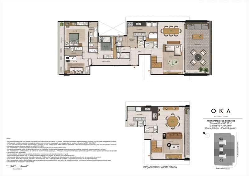 Conheça APTOS 602 E 603 do empreendimento - Fachada - OKA Residence Lagoa - 252 - 13 APTOS 602 E 603 - Fachada - OKA Residence Lagoa - 252 - 13