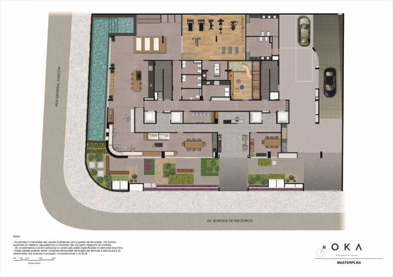 Conheça MASTERPLAN do empreendimento - Fachada - OKA Residence Lagoa - 252 - 14 MASTERPLAN - Fachada - OKA Residence Lagoa - 252 - 14