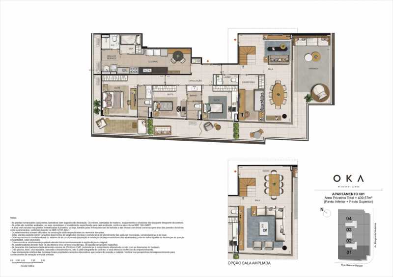 Conheça APTO 601 do empreendimento - Fachada - OKA Residence Lagoa - 252 - 15 APTO 601 - Fachada - OKA Residence Lagoa - 252 - 15