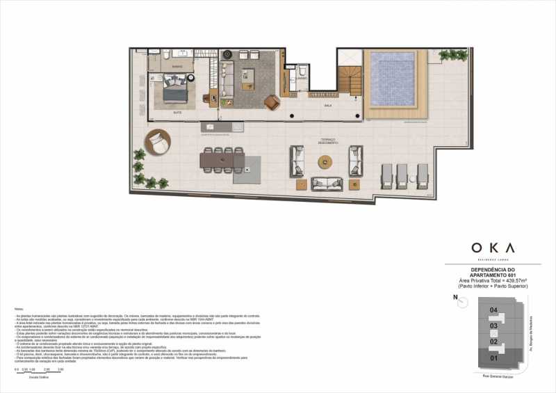 Conheça DEPENDÊNCIA - 601 do empreendimento - Fachada - OKA Residence Lagoa - 252 - 17 DEPENDÊNCIA - 601 - Fachada - OKA Residence Lagoa - 252 - 17