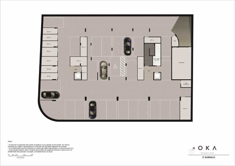 Conheça 2º SUBSOLO do empreendimento - Fachada - OKA Residence Lagoa - 252 - 27 2º SUBSOLO - Fachada - OKA Residence Lagoa - 252 - 27