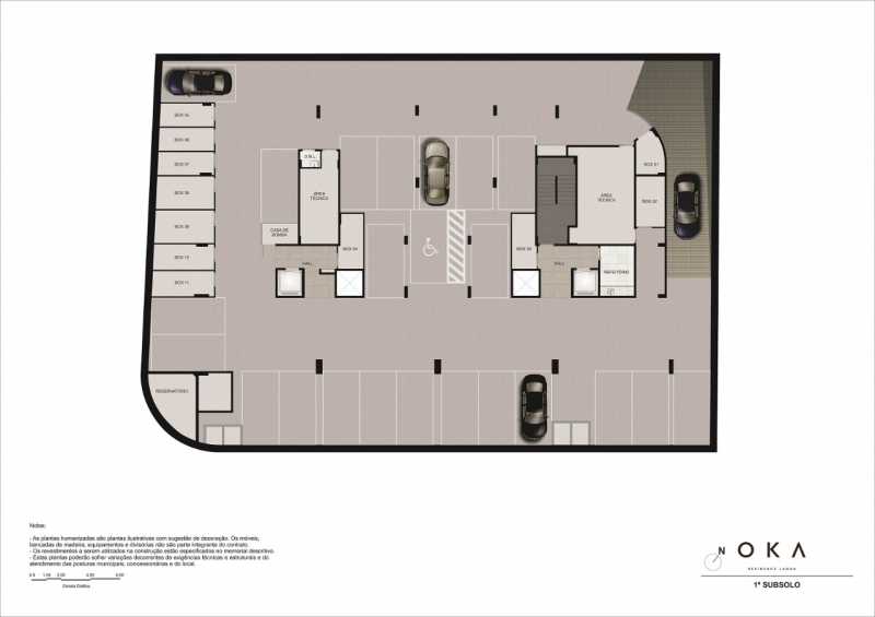 Conheça 1º SUBSOLO do empreendimento - Fachada - OKA Residence Lagoa - 252 - 28 1º SUBSOLO - Fachada - OKA Residence Lagoa - 252 - 28