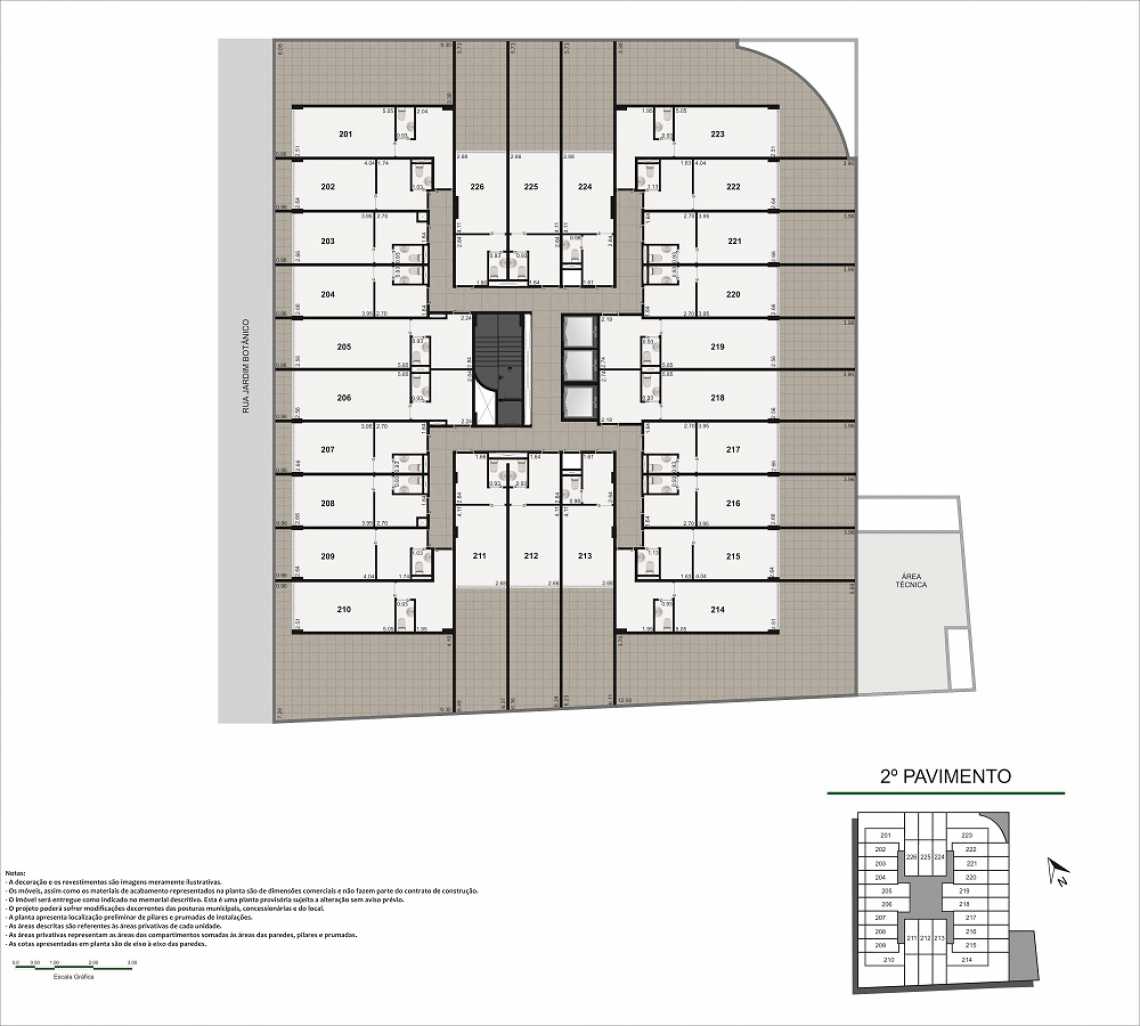 Conheça PLANTA PAVIMENTO do empreendimento - Fachada - Pulse Offices - 55 - 12 PLANTA PAVIMENTO - Fachada - Pulse Offices - 55 - 12
