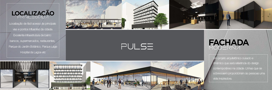 Conheça Pulse do empreendimento - Fachada - Pulse Offices - 55 - 1 Pulse - Fachada - Pulse Offices - 55 - 1