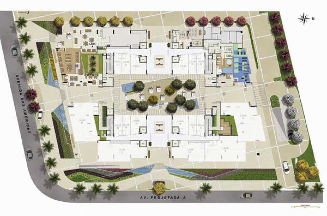 Conheça MASTERPLAN do empreendimento - Fachada - One Offices - 70 - 26 MASTERPLAN - Fachada - One Offices - 70 - 26