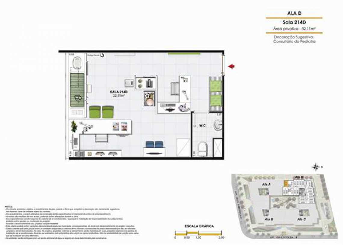 Conheça SALA 214D do empreendimento - Fachada - One Offices - 70 - 24 SALA 214D - Fachada - One Offices - 70 - 24