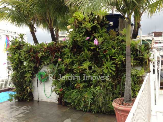 Conheça jardim em frente ao spa do imóvel - Aluguel Cobertura Jardim Botânico 4 Quartos - CO0290 - 12 jardim em frente ao spa - Aluguel Cobertura Jardim Botânico 4 Quartos - CO0290 - 12
