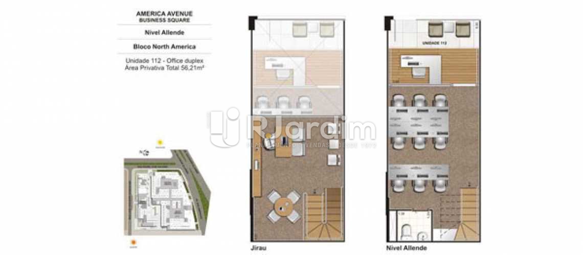 Conheça PLANTA NORTH AMERICA 2 do imóvel - Sala comercial À venda, Barra da Tijuca, Rio de Janeiro RJ - SA0003 - 23 PLANTA NORTH AMERICA 2 - Sala comercial À venda, Barra da Tijuca, Rio de Janeiro RJ - SA0003 - 23