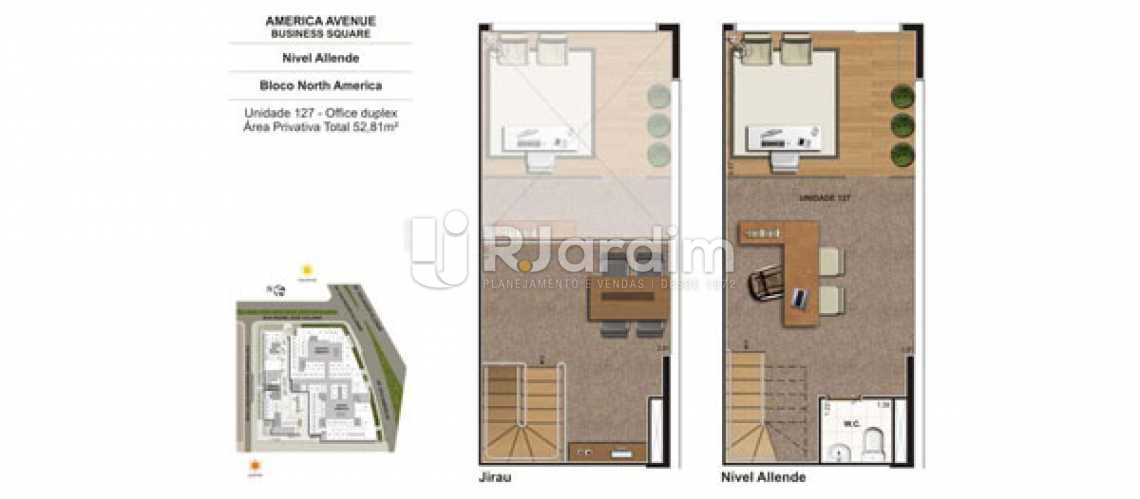 Conheça NORTH AMERICA OFFICE DUPLEX do imóvel - Sala comercial À venda, Barra da Tijuca, Rio de Janeiro RJ - SA0003 - 24 NORTH AMERICA OFFICE DUPLEX - Sala comercial À venda, Barra da Tijuca, Rio de Janeiro RJ - SA0003 - 24