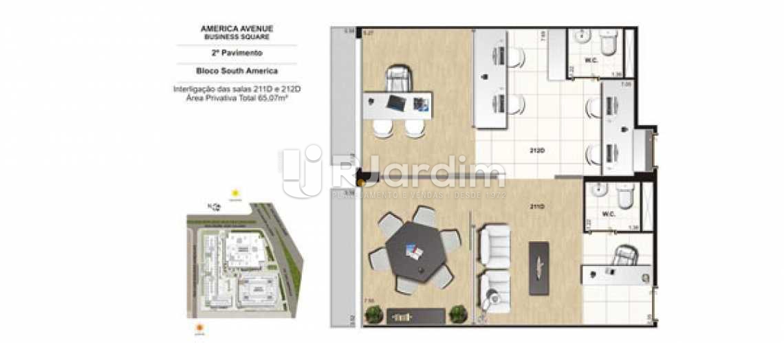 Conheça PLANTA SOUTH AMERICA 2 do imóvel - Sala comercial À venda, Barra da Tijuca, Rio de Janeiro RJ - SA0003 - 27 PLANTA SOUTH AMERICA 2 - Sala comercial À venda, Barra da Tijuca, Rio de Janeiro RJ - SA0003 - 27