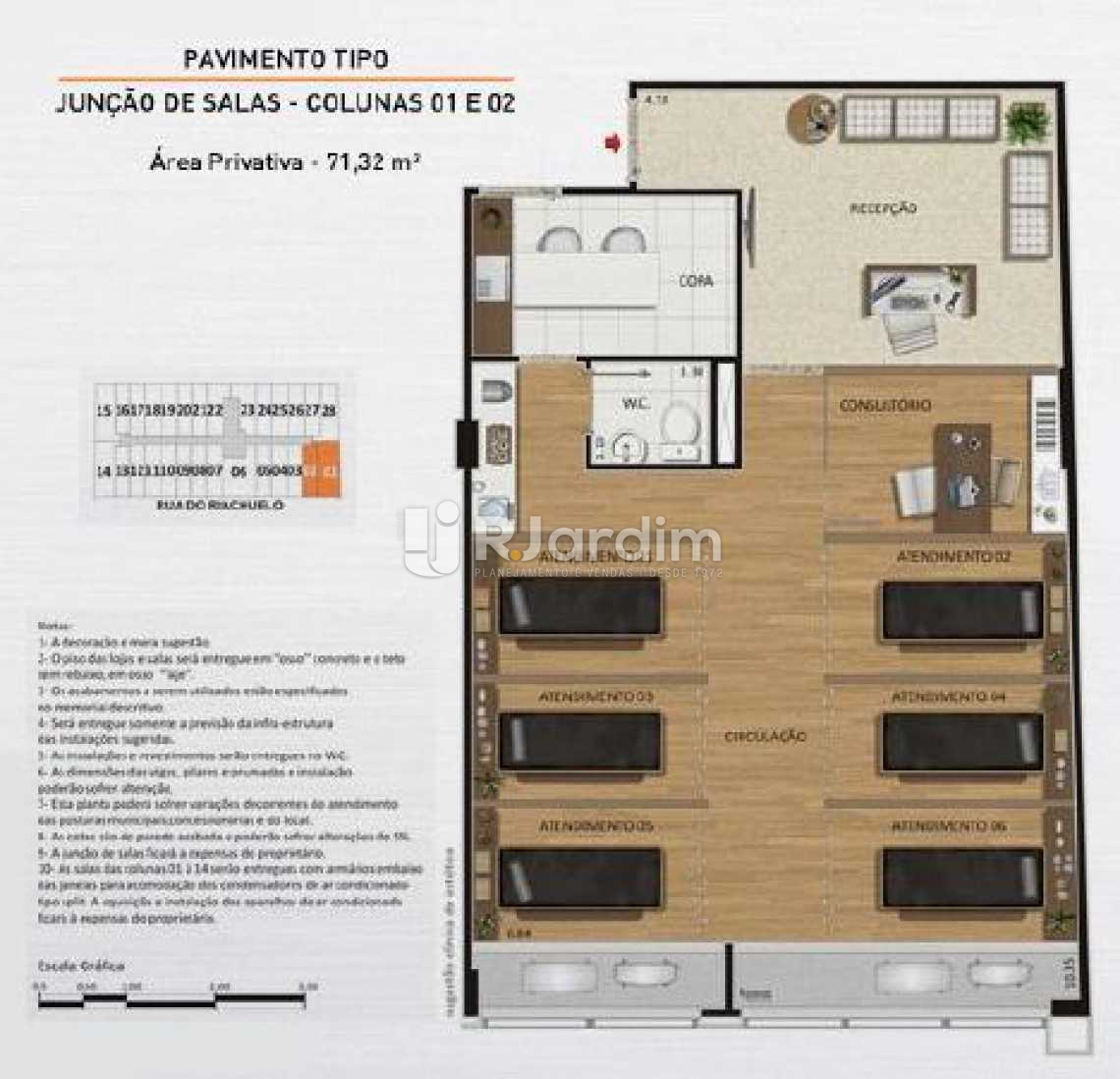 Conheça JUNÇÃO SALAS 1 E 2 do imóvel - Sala comercial À venda, Centro, Rio de Janeiro - SA0010 - 11 JUNÇÃO SALAS 1 E 2 - Sala comercial À venda, Centro, Rio de Janeiro - SA0010 - 11