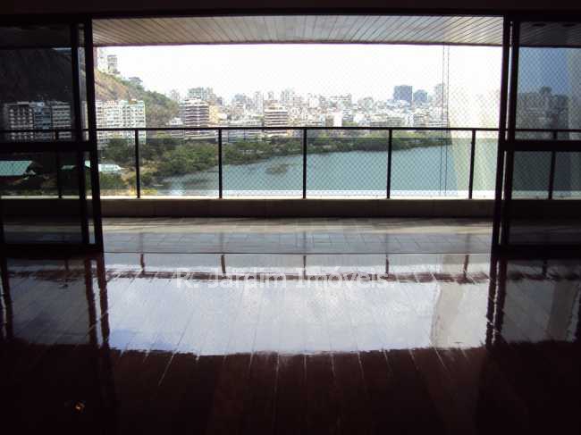 Conheça varandão sala vista do imóvel - Apartamento Lagoa 4 Quartos Aluguel Administração Imóveis - LAAP40025 - 1 varandão sala vista - Apartamento Lagoa 4 Quartos Aluguel Administração Imóveis - LAAP40025 - 1