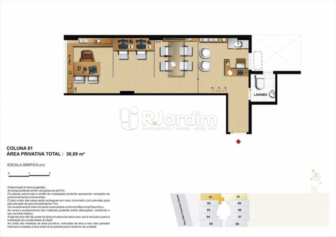 Conheça COLUNA 01 do imóvel - Sala Comercial À VENDA, Tijuca, Rio de Janeiro, RJ - LASL00004 - 12 COLUNA 01 - Sala Comercial À VENDA, Tijuca, Rio de Janeiro, RJ - LASL00004 - 12