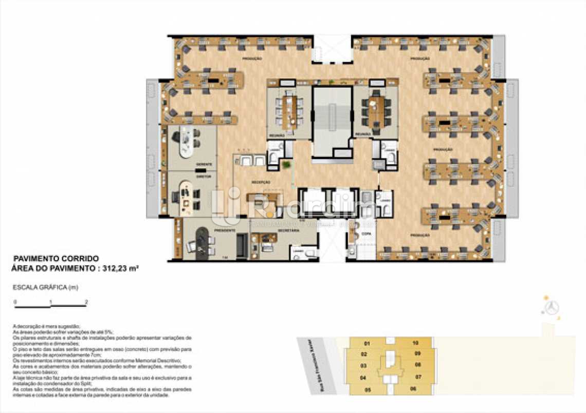 Conheça PAVIMENTO CORRIDO do imóvel - Sala Comercial À VENDA, Tijuca, Rio de Janeiro, RJ - LASL00004 - 18 PAVIMENTO CORRIDO - Sala Comercial À VENDA, Tijuca, Rio de Janeiro, RJ - LASL00004 - 18
