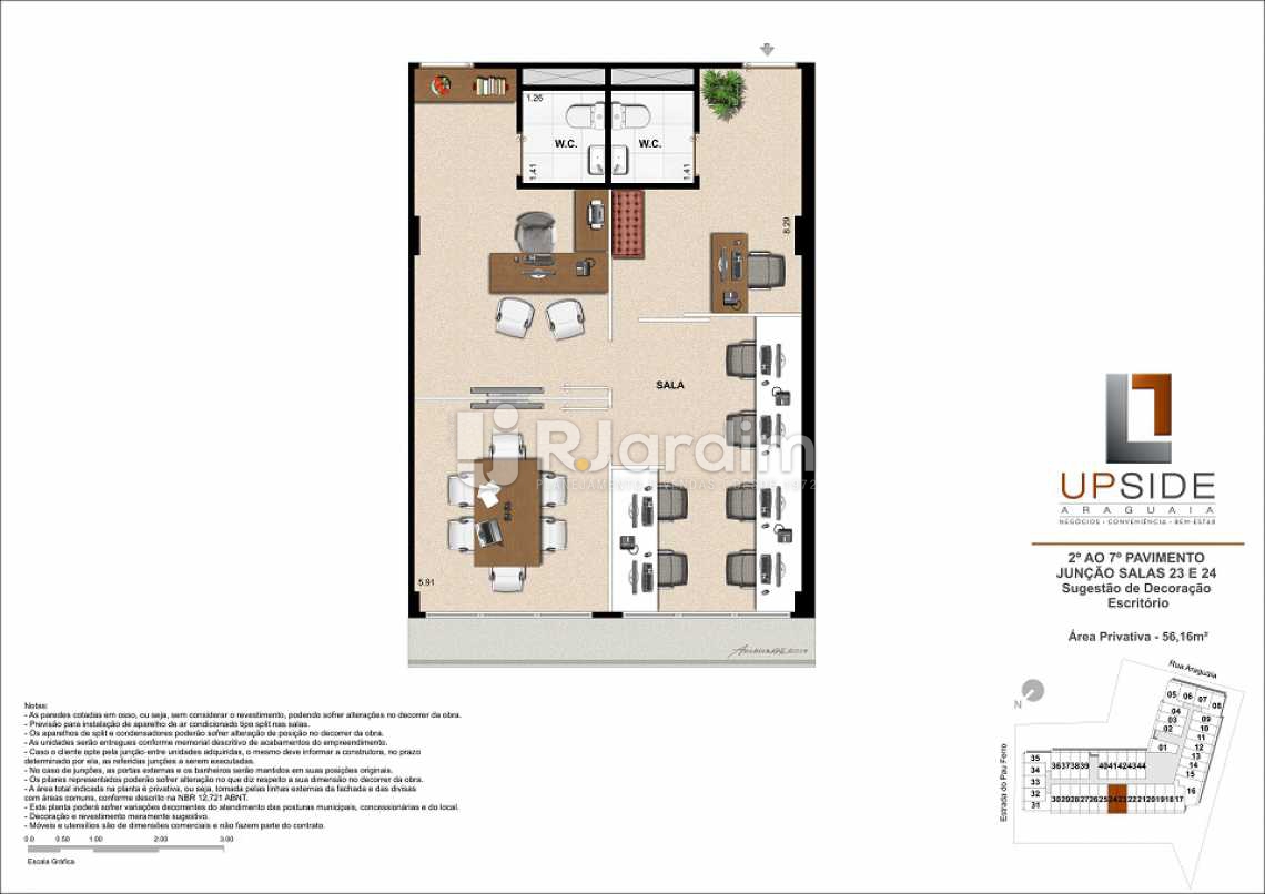 Conheça PLANTA-SALA-JUNÇÃO-23-E-24 do imóvel - Sala Comercial À VENDA, Freguesia (Jacarepaguá), Rio de Janeiro, RJ - LASL00007 - 26 PLANTA-SALA-JUNÇÃO-23-E-24 - Sala Comercial À VENDA, Freguesia (Jacarepaguá), Rio de Janeiro, RJ - LASL00007 - 26