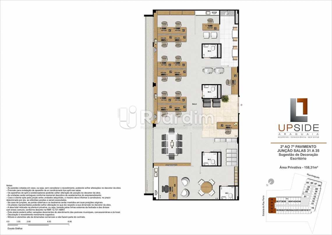Conheça PLANTA-SALA-JUNÇÃO-31-A-35 do imóvel - Sala Comercial À VENDA, Freguesia (Jacarepaguá), Rio de Janeiro, RJ - LASL00007 - 27 PLANTA-SALA-JUNÇÃO-31-A-35 - Sala Comercial À VENDA, Freguesia (Jacarepaguá), Rio de Janeiro, RJ - LASL00007 - 27