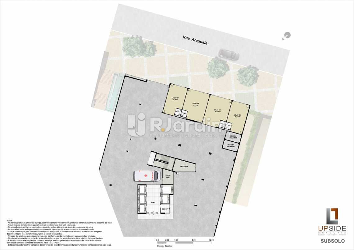 Conheça PLANTA-SUBSOLO do imóvel - Sala Comercial À VENDA, Freguesia (Jacarepaguá), Rio de Janeiro, RJ - LASL00007 - 28 PLANTA-SUBSOLO - Sala Comercial À VENDA, Freguesia (Jacarepaguá), Rio de Janeiro, RJ - LASL00007 - 28