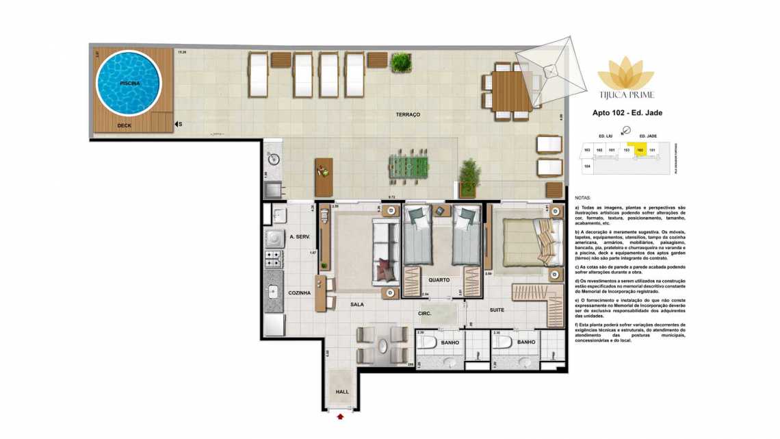 Conheça PLANTA 102 ED JADE do imóvel - Apartamento À VENDA, Maracanã, Rio de Janeiro, RJ - LAAP20460 - 19 PLANTA 102 ED JADE - Apartamento À VENDA, Maracanã, Rio de Janeiro, RJ - LAAP20460 - 19