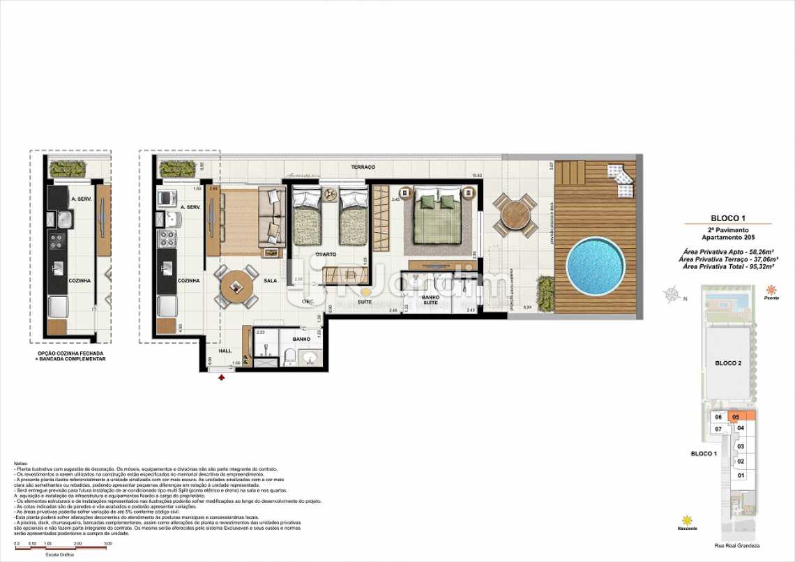 Conheça PLANTA APT GARDEN 205 do imóvel - Loja À VENDA, Botafogo, Rio de Janeiro, RJ - LALJ00040 - 19 PLANTA APT GARDEN 205 - Loja À VENDA, Botafogo, Rio de Janeiro, RJ - LALJ00040 - 19