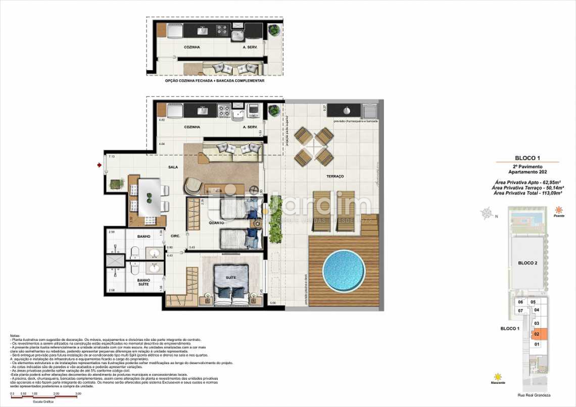 Conheça PLANTA APT GARDEN 202 do imóvel - Loja À VENDA, Botafogo, Rio de Janeiro, RJ - LALJ00040 - 20 PLANTA APT GARDEN 202 - Loja À VENDA, Botafogo, Rio de Janeiro, RJ - LALJ00040 - 20