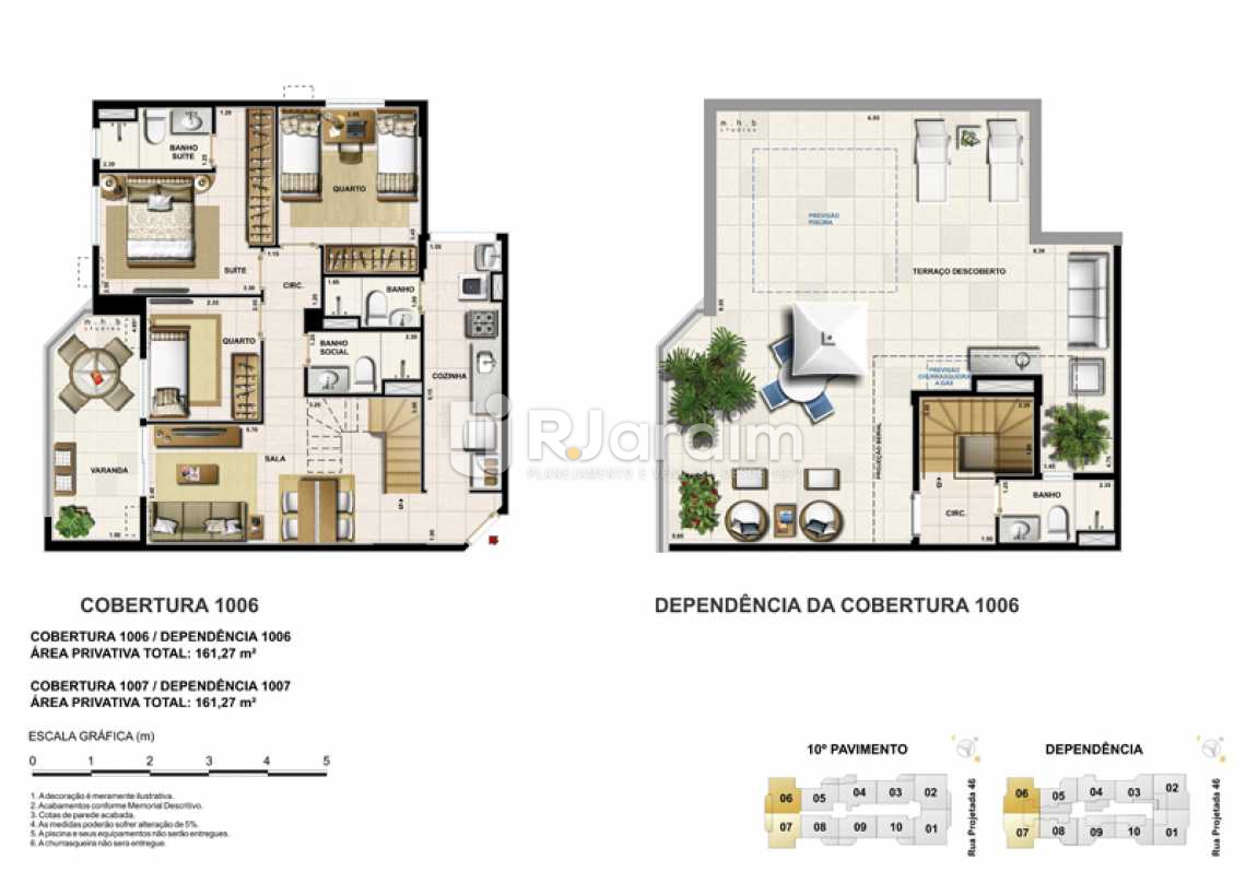 Conheça PLANTA COB 1006 do imóvel - Cobertura Recreio dos Bandeirantes, Zona Oeste - Barra e Adjacentes,Rio de Janeiro, RJ À Venda, 3 Quartos, 167m² - LACO30093 - 19 PLANTA COB 1006 - Cobertura Recreio dos Bandeirantes, Zona Oeste - Barra e Adjacentes,Rio de Janeiro, RJ À Venda, 3 Quartos, 167m² - LACO30093 - 19