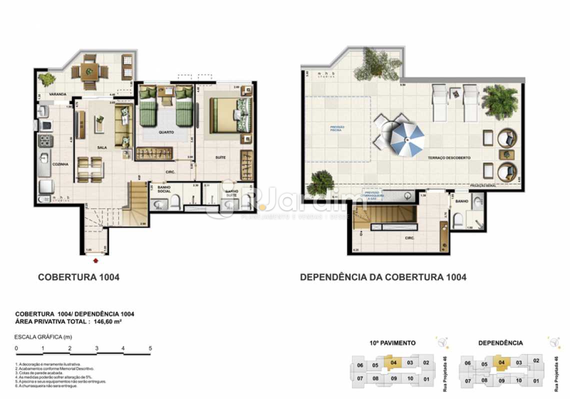 Conheça PLANTA COB 1004 do imóvel - Cobertura Recreio dos Bandeirantes, Zona Oeste - Barra e Adjacentes,Rio de Janeiro, RJ À Venda, 3 Quartos, 167m² - LACO30093 - 22 PLANTA COB 1004 - Cobertura Recreio dos Bandeirantes, Zona Oeste - Barra e Adjacentes,Rio de Janeiro, RJ À Venda, 3 Quartos, 167m² - LACO30093 - 22