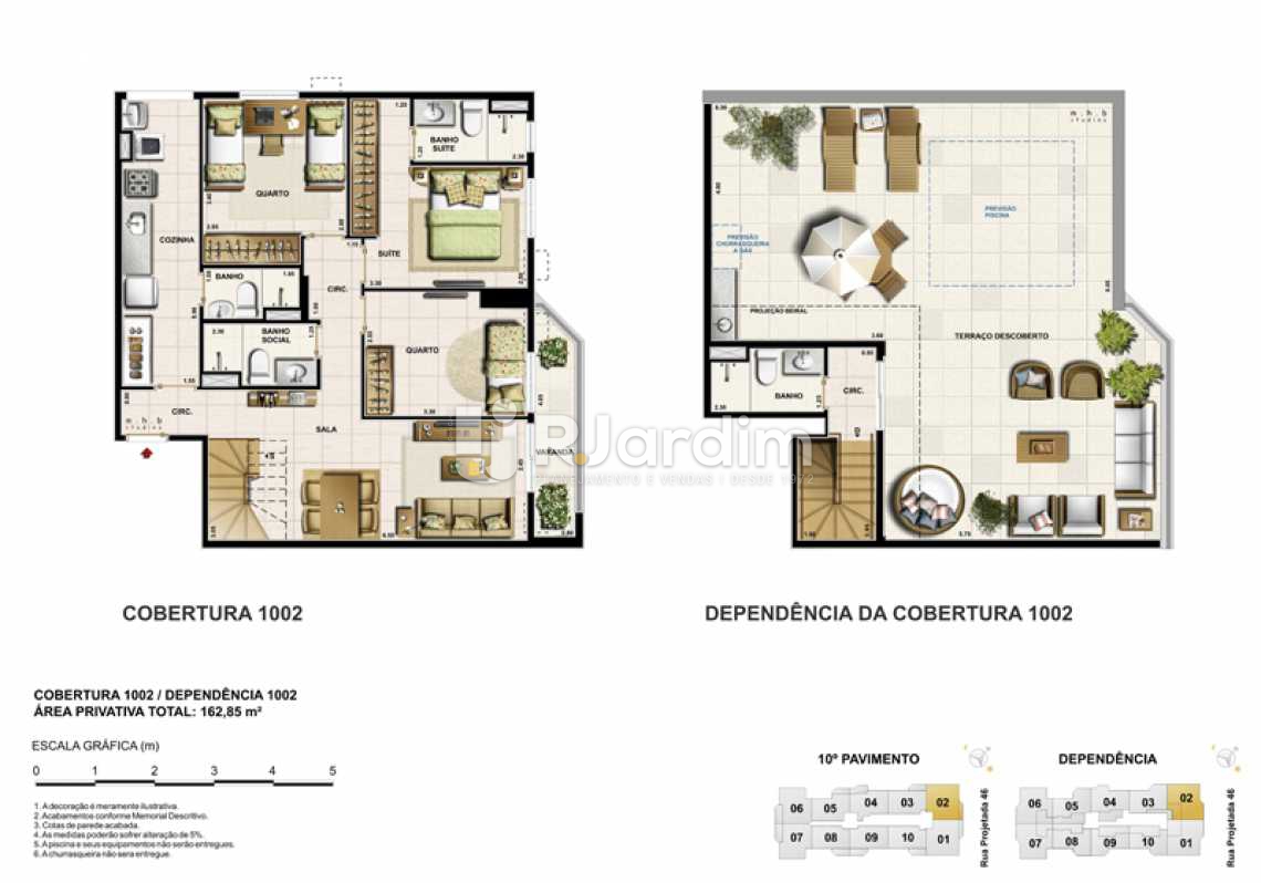 Conheça PLANTA COB 1002 do imóvel - Cobertura Recreio dos Bandeirantes, Zona Oeste - Barra e Adjacentes,Rio de Janeiro, RJ À Venda, 3 Quartos, 167m² - LACO30093 - 25 PLANTA COB 1002 - Cobertura Recreio dos Bandeirantes, Zona Oeste - Barra e Adjacentes,Rio de Janeiro, RJ À Venda, 3 Quartos, 167m² - LACO30093 - 25