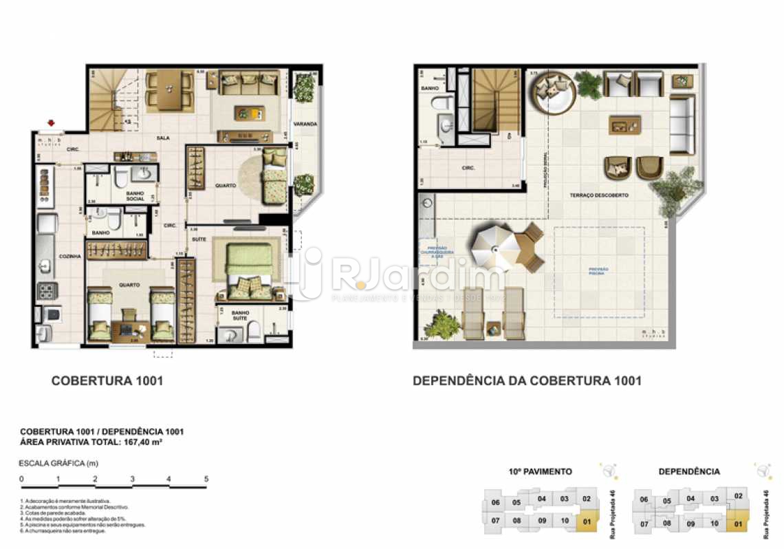 Conheça PLANTA COB 1001 do imóvel - Cobertura Recreio dos Bandeirantes, Zona Oeste - Barra e Adjacentes,Rio de Janeiro, RJ À Venda, 3 Quartos, 167m² - LACO30093 - 26 PLANTA COB 1001 - Cobertura Recreio dos Bandeirantes, Zona Oeste - Barra e Adjacentes,Rio de Janeiro, RJ À Venda, 3 Quartos, 167m² - LACO30093 - 26